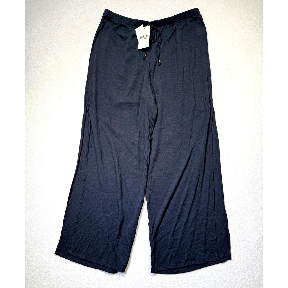 Miken BLACK Juniors Side-Slit Cover-up Pants Black X-Large $34